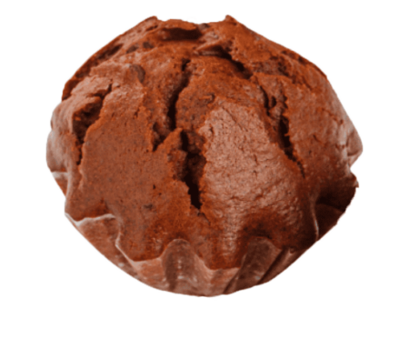 Кекс «Маффин» с какао и шоколадными дропсами
